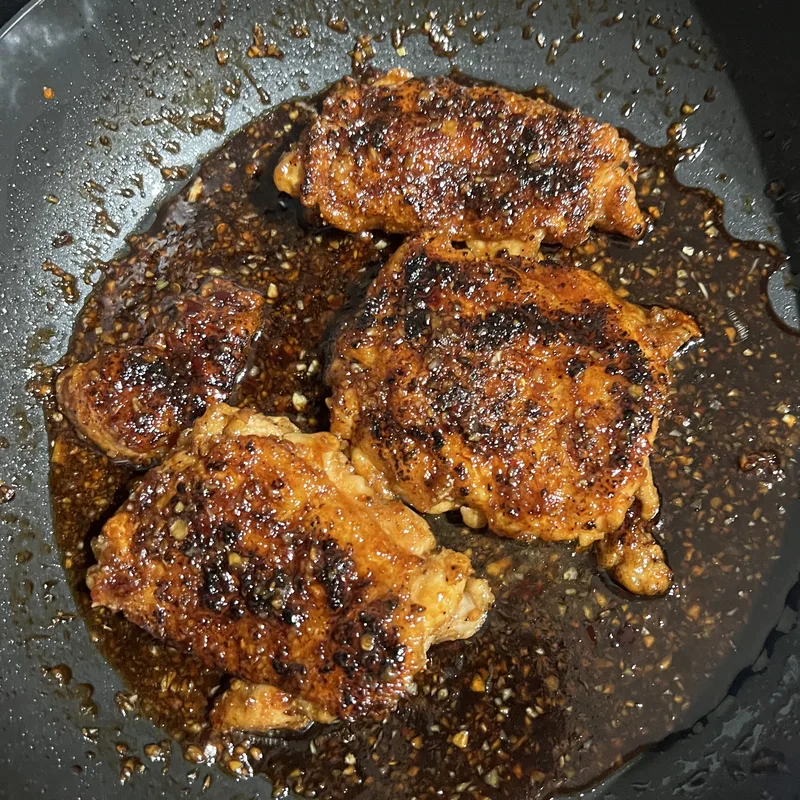 Honey garlic chicken